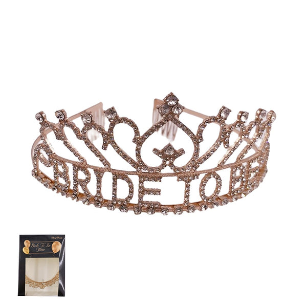 BRIDE TO BE TIARA-ROSE GOLD